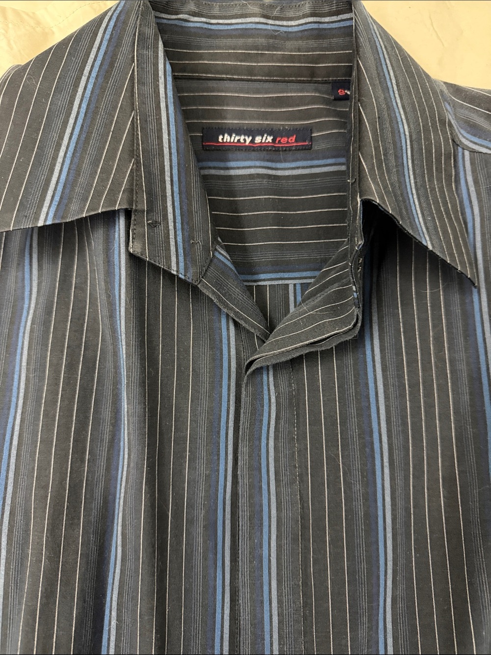 Striped Button Up - Picture 2 of 2